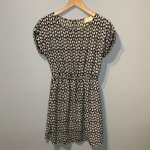 Everly Cream and Black Dress